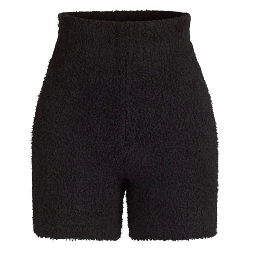 SKIMS Black Onyx Cozy Knit Shorts Lounge Sleep Women Size S/M